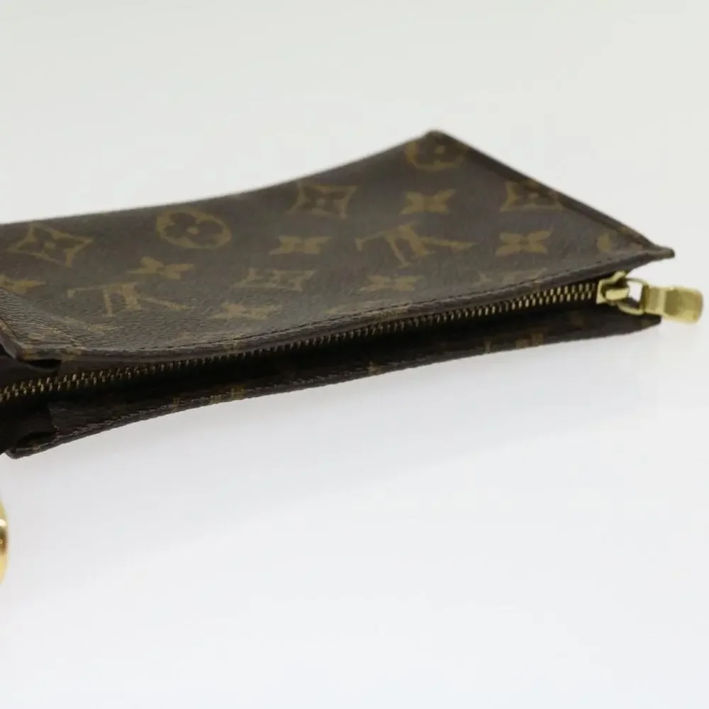 Louis Vuitton Monogram Bucket PM Accessory Pouch Brown